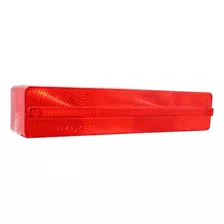 Lente Rectangular Rojo Repuesto Faro 1200 Baiml Ba-1200lme R