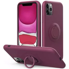 Funda Para iPhone 11 Pro Max - Violeta Con Soporte