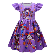 Vestido Infantil The Amazing Digital Circus Fantasia Roupa