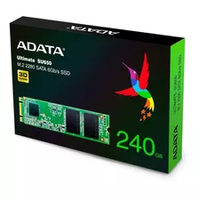 Disco De Estado Solido Ssd 240gb M2 2280 Adata Su650 3d Nand