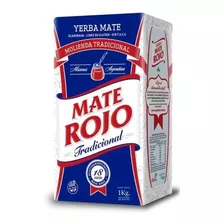Yerba Mate Rojo Tradicional X 6 Unidades De 1kg
