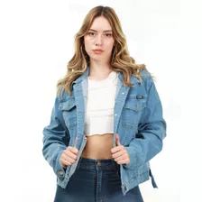 Campera De Jean Elastizado Mujer- Talles Grandes