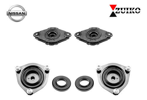 Kit 4 Bases De Amortiguador Nissan Sentra B15 01-06 Foto 2