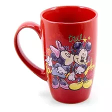 Caneca Vermelha Mickey Mouse & Minnie 400ml - Disney