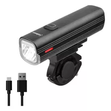 Farol Elleven Power 1000 Lumens Aluminio Carregamento Power Cor Preto