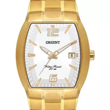 Relógio Orient Masculino Quadrado Dourado Ggss1017 S2sx