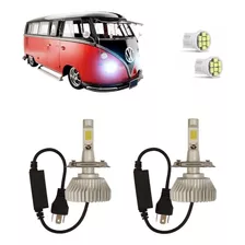 Lampadas Led 6000k Farol Alto E Baixo Volkswagen Kombi 2014