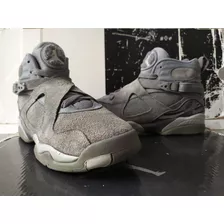 Jordan 8 Cool Grey (24.5cm) Suede Air Flight Zoom Og 