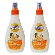 Desembaraçante Pom Pom 200ml Spray - Kit C/ 2un