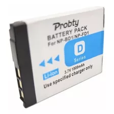 Bateria Np-bd1 P/ Sony Dsc-t2 T200 T300 T7 70 Tx1 T90 Nova