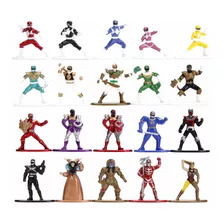 Jada Toys Nano Metalfigs Power Rangers 20-pack, 1.65 Figura