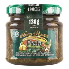 Pesto De Manjericão Com Castanha De Baru - 130g (sem Glúten)