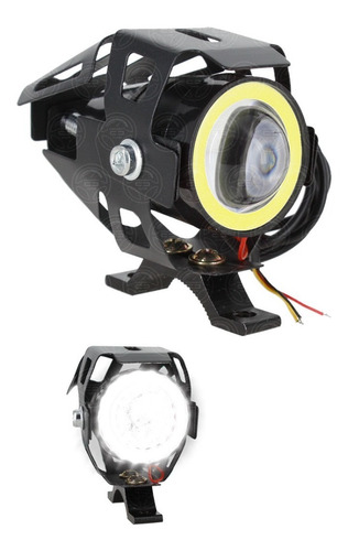 Faro Proyector Led Lupa Ojo Angel Mini U7 U5 Moto 4x4 Univef Foto 2