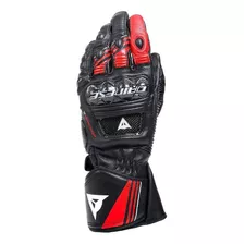 Guantes De Piel Dainese Druid 4 Largos Rojo (originales)