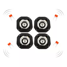 Kit 4 Super Tweeters Cromados 120w Rms Sturdy