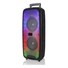 Parlante Portatil Bluetooth Karaoke Usb Radio Sd Led