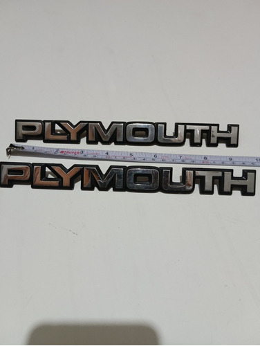 Emblema Plymouth Dodge 1984 A 1990 Kit Originales Foto 5
