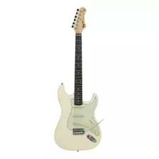 Guitarra Elétrica Tagima Tw Series Tg-500 De Tília Olympic White Com Diapasão De Madeira Técnica