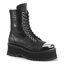 Botas Plataforma Gravedigger-10 Demonia Punk New Rock E Boys