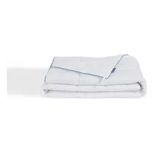 Luuna Edredón - Duvet Plumón Microfibra Verano, Individual Color Blanco Diseño De La Tela Geométrico