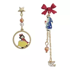 Par De Aretes Princesas Disney Blanca Nieves