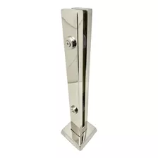 Coluna Torre Puxadores 50 Cm Com 2 Furos Guarda Corpo inox corrimão