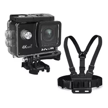 Cámara Deportiva Sjcam Sj4000 Air 4k Wifi + Correa De Pecho