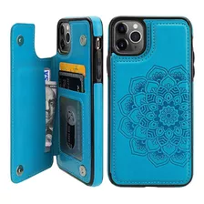 Funda Para iPhone 11 Pro Max (color Azul/marca Vaburs)