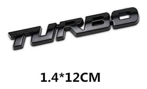 Emblema Turbo P/ Honda Nissan Suzuki Vw Mazda Onix Cavalier Foto 2