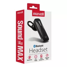 347781 - Audifonos Maxell One Mobile Headset Color Negro Color De La Luz Rgb