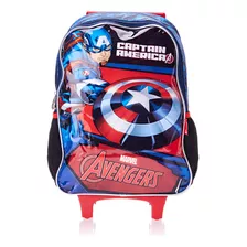 Mochila Rodinhas Capitão America Luxcel