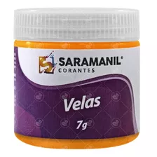 Corante Laranja Vela Saramanil Anilina A Óleo 7g Pó 