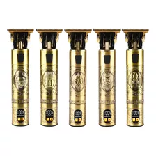 Kit 3 Barbeador Elétrico De Cabelo Vintage Dourado Oferta