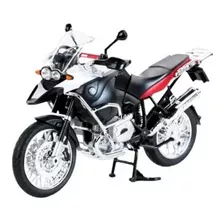 Miniatura Da Moto Bmw R1200 Gs, 22 Centímetros, Branco 1/9