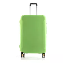 Capa Para Mala De Viagem Malha Neoprene Média Protetora Cor Verde Liso