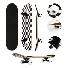 Skate Semi Profissional Montado Completo Modelo Caveira 7.5