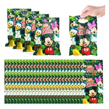 50 Bolsas De Regalo De Mickey Mouse Para Fiestas De Cumpleañ