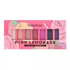 Paleta De Sombras Pink Lemonade Ruby Rose