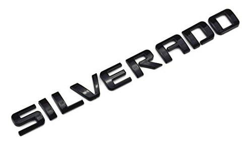 Emblema Reemplazo Chevy Silverado Lt, 3d 1500 2500hd (negro) Foto 4