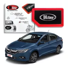 Filtro Lavável Inflow Esportivo Honda City Lx 1.5 16v 2013