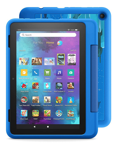 Tablet  Con Funda Amazon Kids Edition Fire Hd 8 Pro 2020 8  32gb Intergalactic Y 2gb De Memoria Ram 