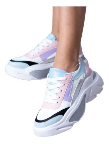 Zapatillas Altas Mujer Plataforma Sneakers - Elena Showroom