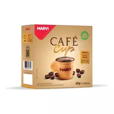 Casquinha Cobertura Chocolate Marvi Café Cup Caixa 60g 6 Unidades