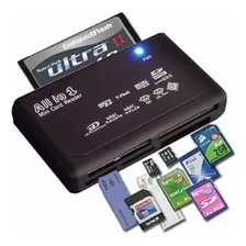 Leitor Cartão Memória Usb Compact Flash Sdhc Sim Cf 