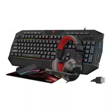 Kit Gamer: Teclado, Pad Mouse, Mouse Y Audífono, Targa.