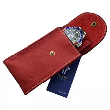 Porta Relógio Couro Para Viagens Watch Pouch Rfoz 20241294