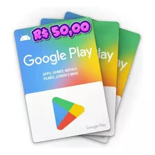 Google Play Card R$ 50,00