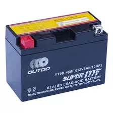 Batería De Moto Outdo Yt9b-bs / Ut9b-bs 12v, 8 Ah