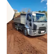 Ford Cargo 2422 Truck 6x2 Ano 2012 Com Caçamba