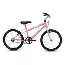 Bicicleta Bike Infantil Feminina Aro 20 Melody C Cesta Rosa